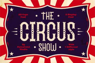 A Circus Show Family Font for Bold Marketing