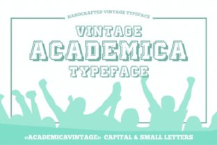 Academica: A Vintage Display Font for Web Design