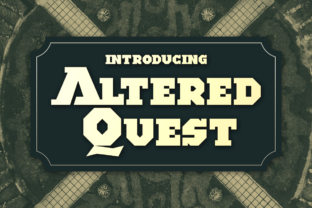 Altered Quest: A Striking Display Font for Makers