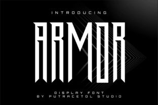 Armor Font: A Bold Display Typeface for Editorial Design
