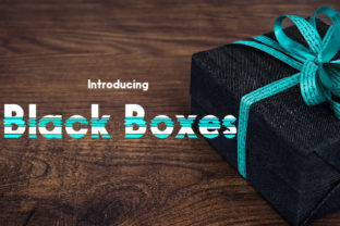 Black Boxes: A Layered Display Typeface for Editorial Design