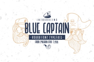 Blue Captain: A Bold Display Font for Digital Impact