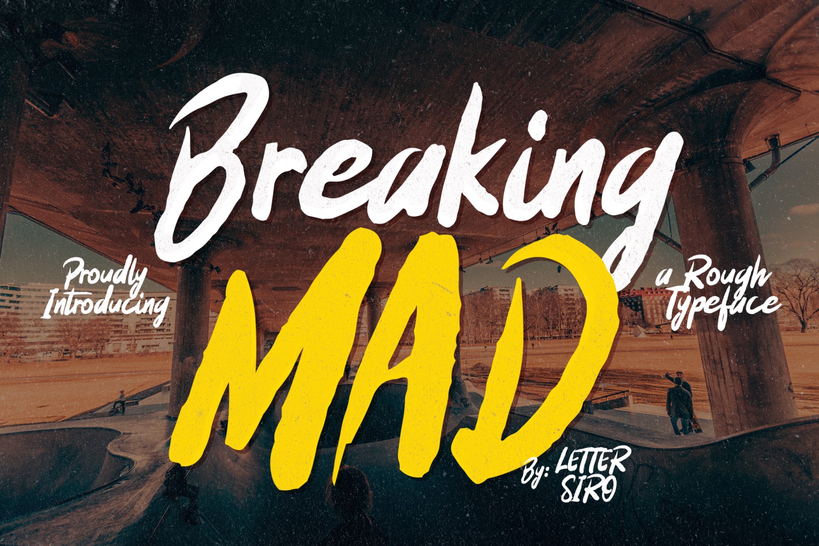 Breaking Mad: A Rustic Handmade Font for Branding Success