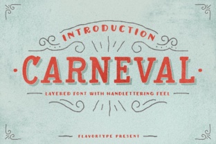 Carneval: A Whimsical Display Font for Playful Branding