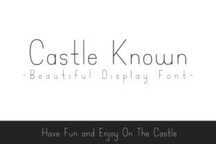 Castle Known: A Minimal Display Font for Brand Builders