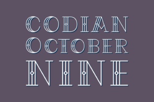 Codian October Nine: Display Font for Bold Campaign Headlines