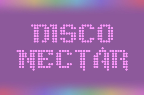 Disco Nectar: A Groovy Display Font for Editorial Layouts