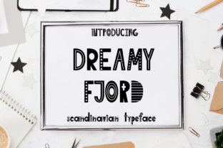 Dreamy Fjord: A Minimalist Scandinavian Display Font