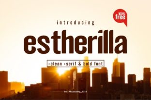 Estherilla: A Bold Display Font for Web Designers