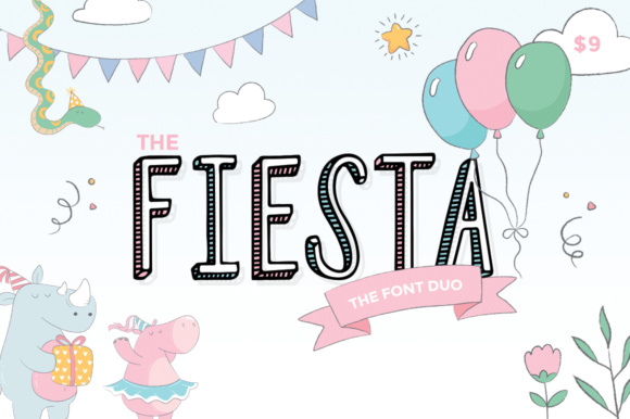 Fiesta Duo: A Party-Ready Font for Handmade Magic