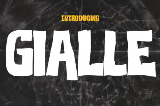 Gialle Family: A Cinematic Display Typeface for Marketers