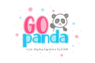 Go Panda: A Playful Display Typeface for Handmade Products