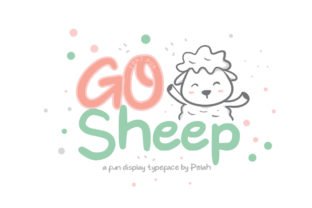 Go Sheep: A Playful Display Font for Makers