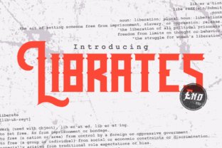 Librates: A Solid Display Typeface for Editorial Authority