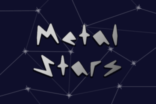 Metal Stars: A Display Font for Bold Editorial Design
