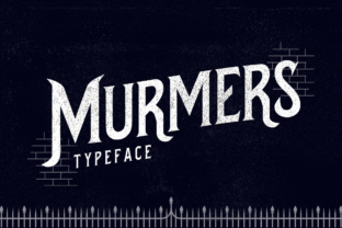 Murmers: A Bold Display Font for Vintage Branding