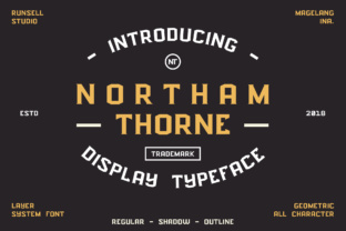 Northam Thorne: A Bold Display Typeface for Crafters and Makers