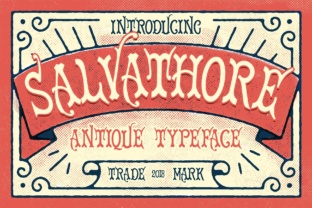 Salvathore: A Victorian Display Font for Modern Publishing