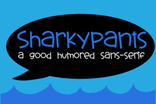 Sharky Pants: A Whimsical Display Font for Editorial Design