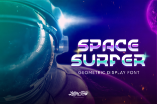 Space Surfer: A Bold Display Font for Modern Brands