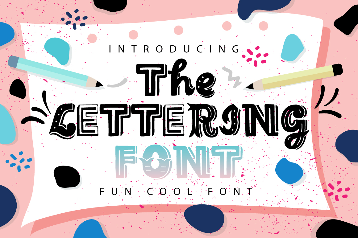 The Lettering: A Hand Lettered Font for Editorial Design