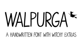 Walpurga: A Witchy Display Font for Bold Web Design