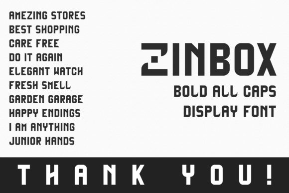 Zinbox: A Clean Display Font for Striking Digital Campaigns